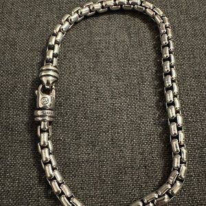 David Yurman round chain box bracelet